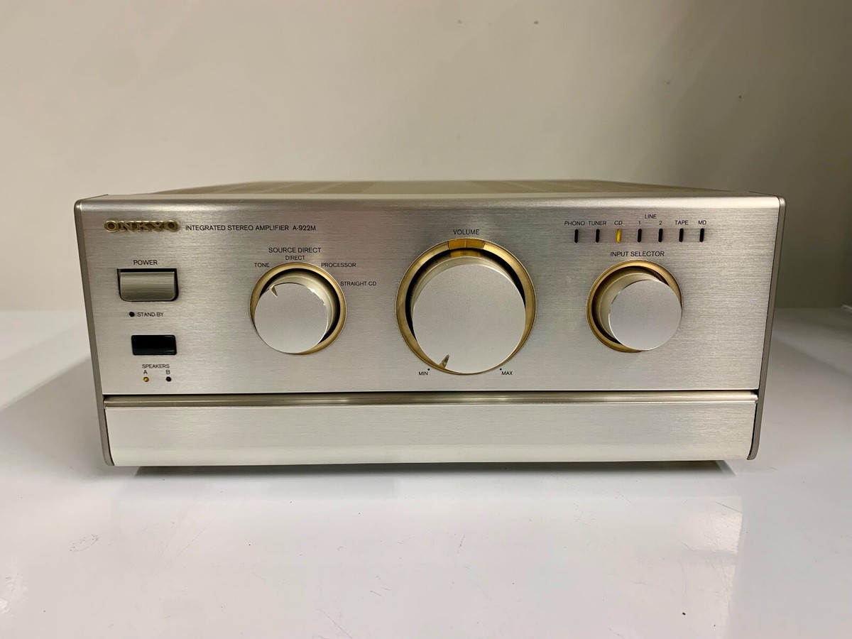 Onkyo A-922M 2x60W (4Ω) / 2x43W (8Ω) Channel Retro Classic Solid