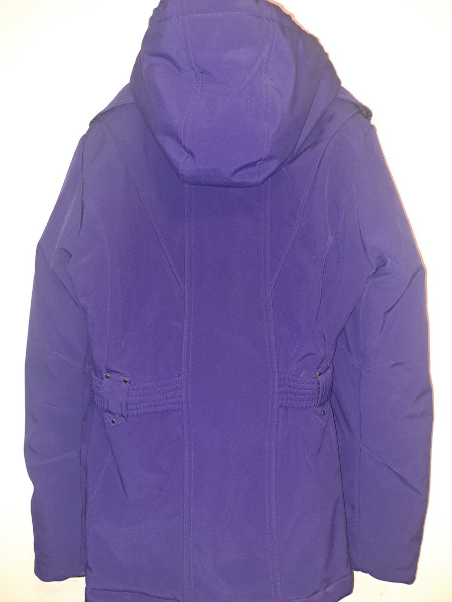 ZeroXposur ZXBLK Winter Jacket Women's Small Purple Coat with Hood