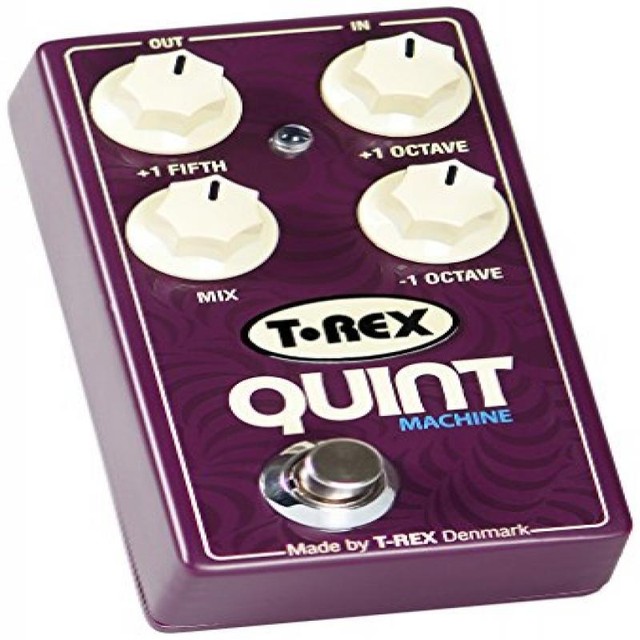 T-rex Quint Machine Four Tone Generator / Octave Pedal W/ 9v Power