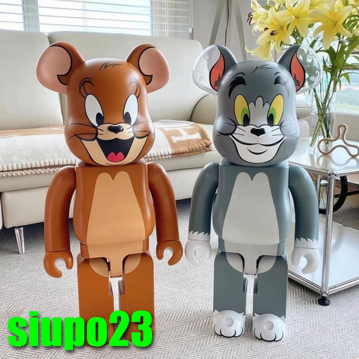 Medicom 1000% Bearbrck ~ TOM & JERRY 2pcs Be@r Brick | eBay