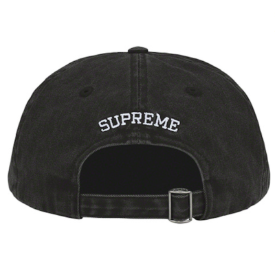 SUPREME FW22 PIGMENT PRINT S LOGO 6 PANEL S HAT BRAND NEW INDIGO