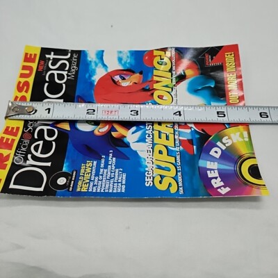 Vintage Free Issue Official Sega Dreamcast Magazine Flyer Sheet 4