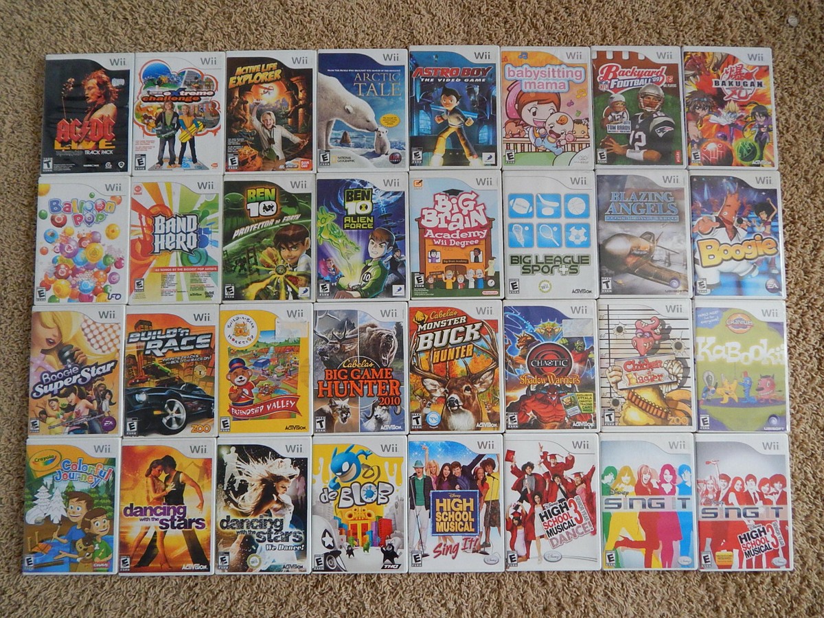 Nintendo Wii Games! Choose from Selection! $3.95-$5.95 Each! Buy 3