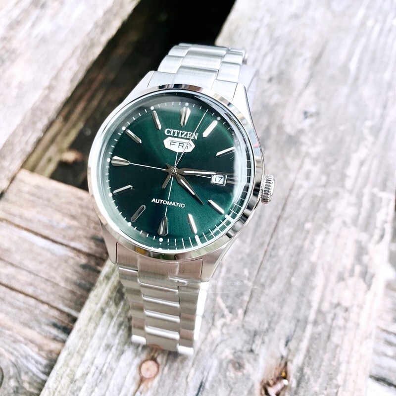 new Citizen Ø 40m s steel NH8391-51X Green dial C7 series