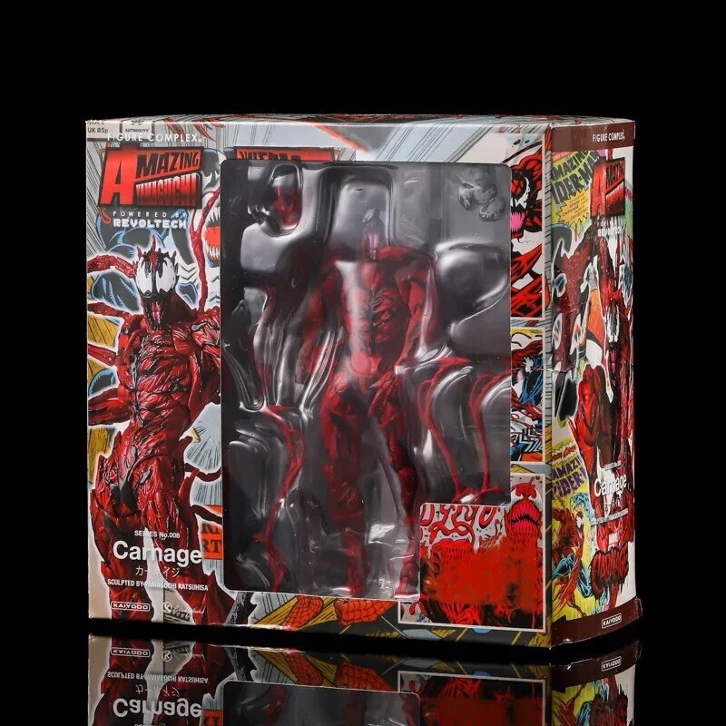 Amazing Yamaguchi Revoltech a No. 008 Carnage PVC Action Figure