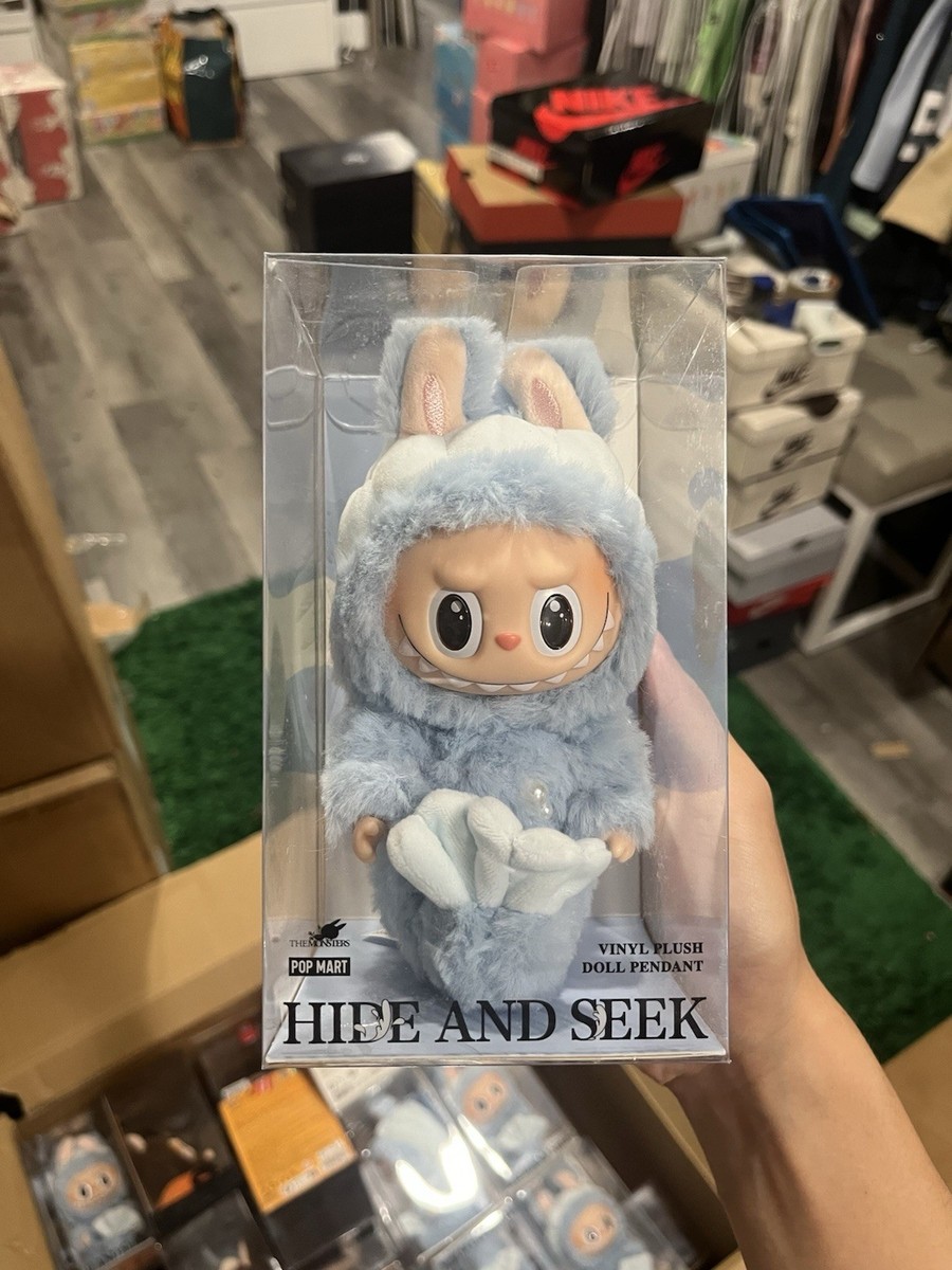 USA Authentic Pop Mart Labubu Hide and Seek Plush Pendant
