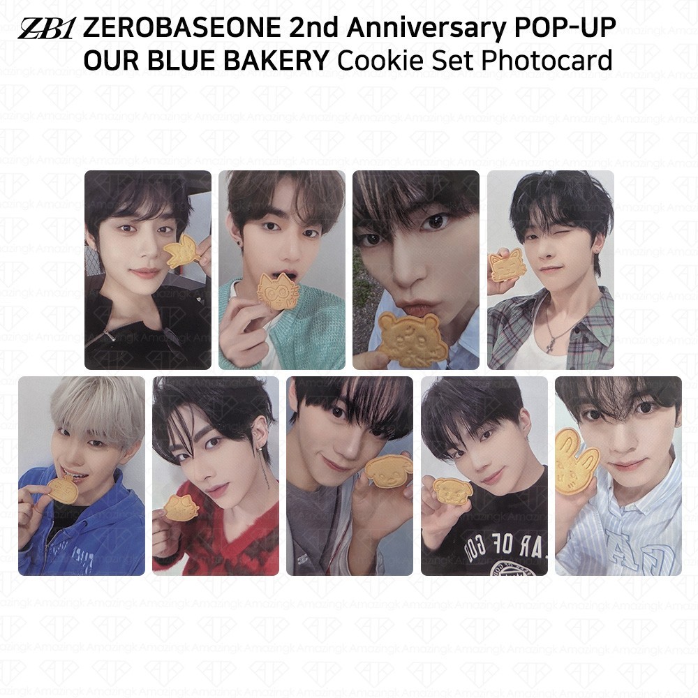 ZEROBASEONE ZB1 2nd Anniversary POP-UP OUR BLUE BAKERY Cookie Set