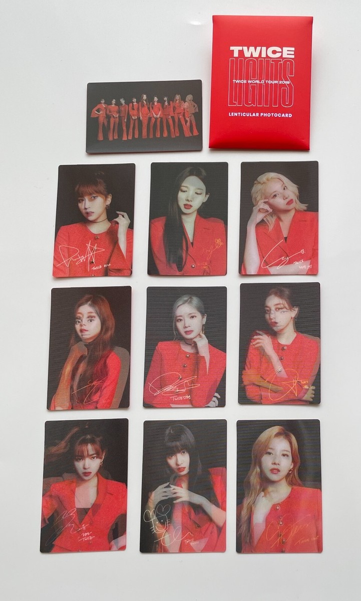 TWICE Lights World Tour 2019 TWICELIGHTS Lenticular Photocards Set