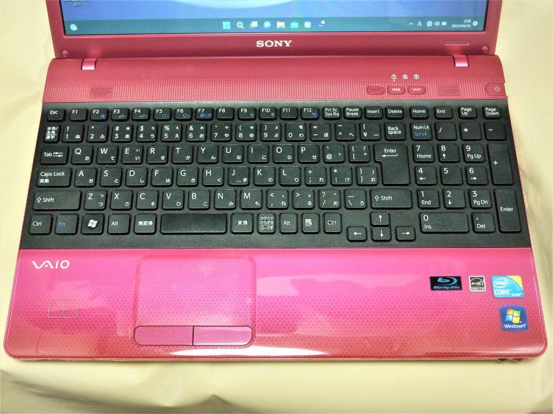 SONY VAIO VPCEB49FJ PCG-71311N SSD 256GB RAM 4GB CPU Intel Core i5