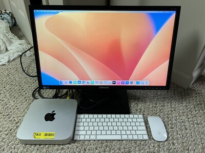 Apple Mac Mini M2 Chip 8GB RAM 512GB Flash 8-Core GPU - w/Monitor