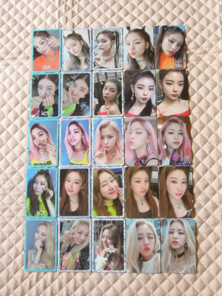 ITZY IT'Z ICY Album Photocard Set JYP KPOP Yeji Lia Ryujin