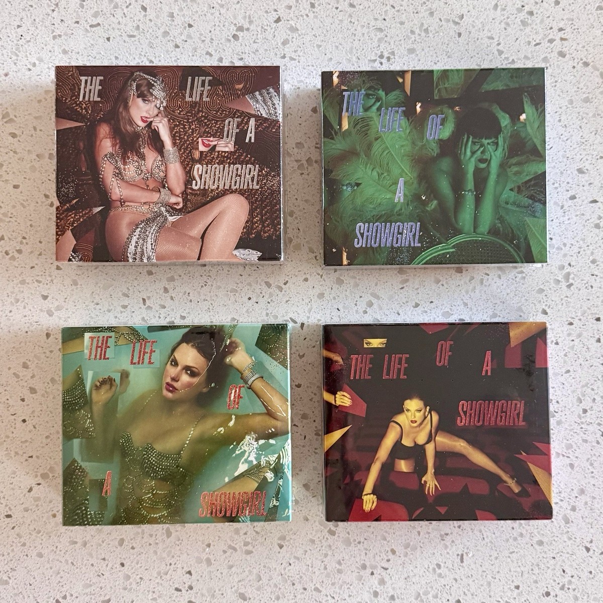 Taylor Swift The Life Of A Showgirl LIMITED DELUXE CD Box Set Of 4