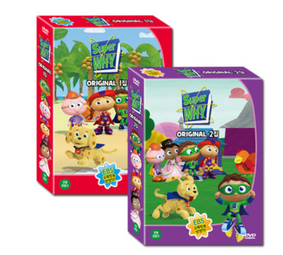 Super Why Original Season 1 + 2 DVD 20-Dics Set Kid English