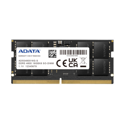 ADATA 16GB DDR5 4800MHz PC-38400 CL40 SODIMM Laptop memmory ram