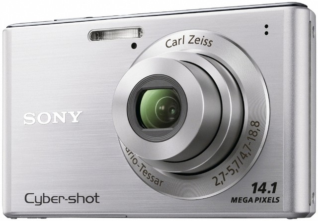 Sony Cyber-shot DSC-W550 14.1MP Digital Camera - Silver for sale