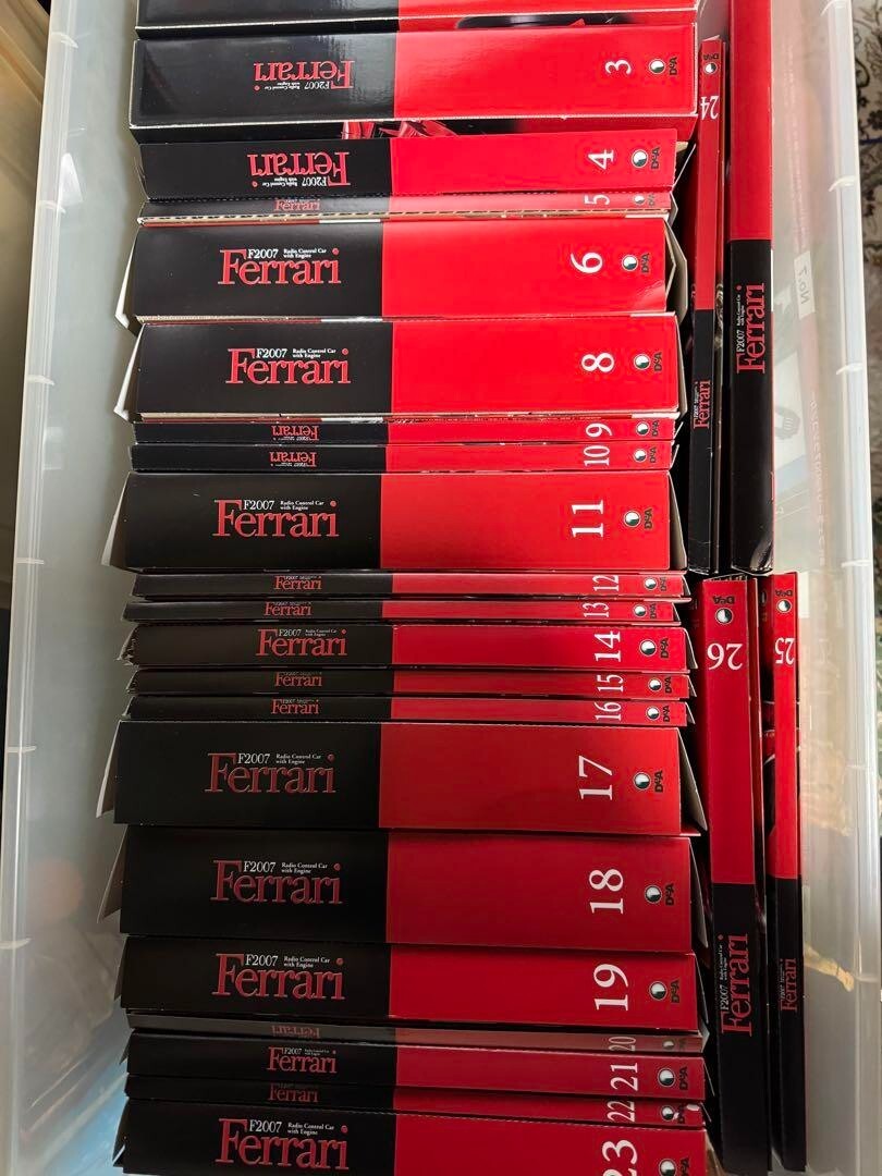 Deagostini Weekly Ferrari F2007 Vol.1-100 Complete | eBay