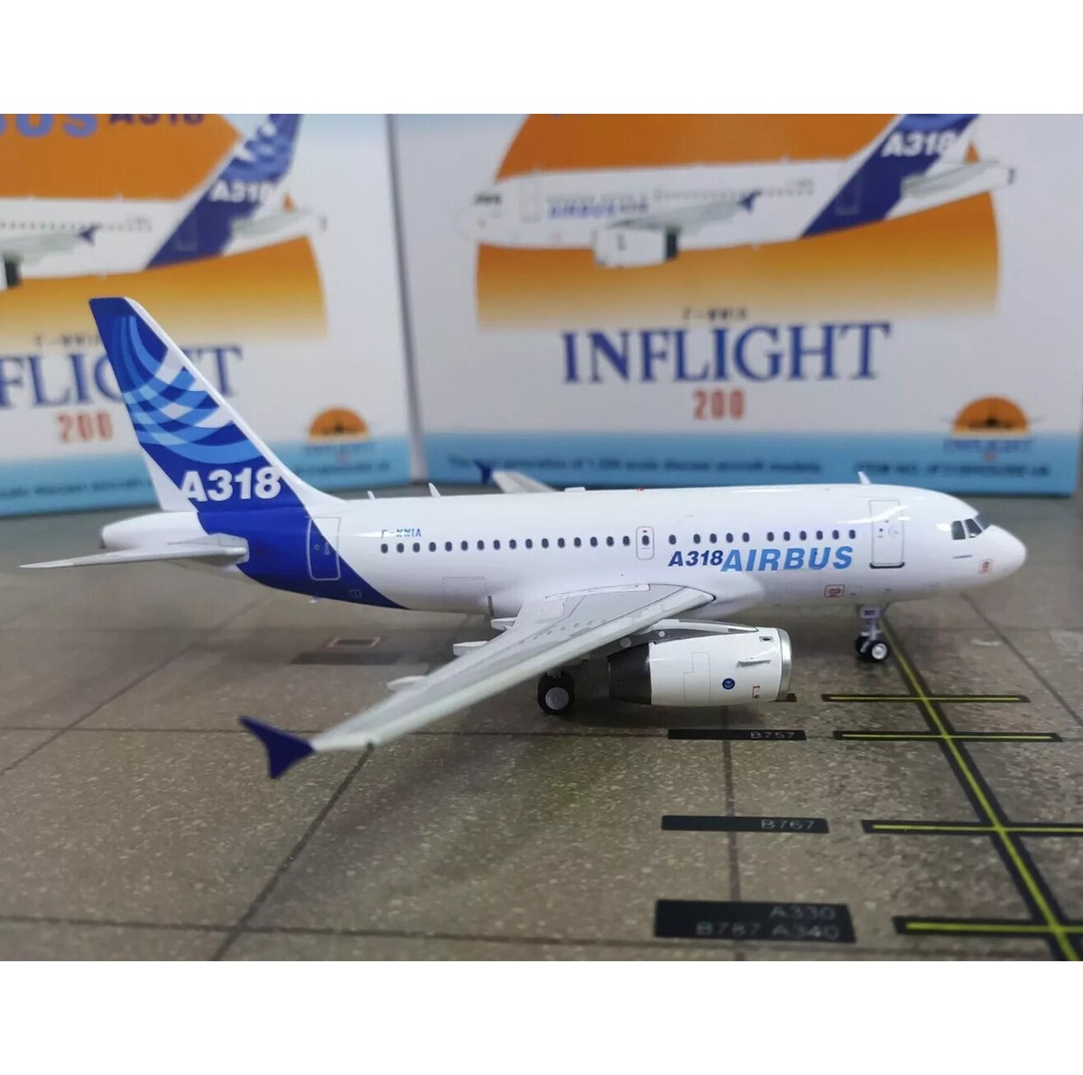 INFLIGHT 1/200 Airbus original paint Airbus A318 F-WWIA Finished