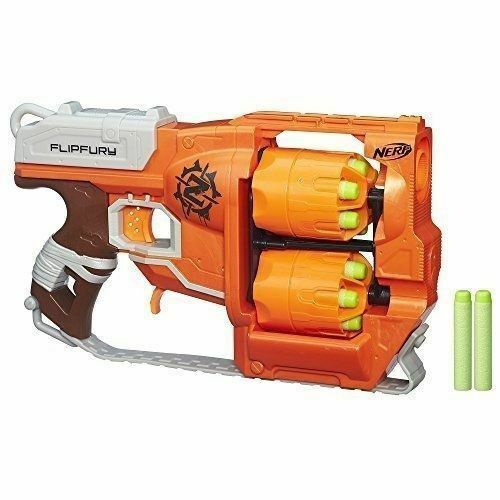 Nerf Vortex Zombie Strike Disc Shooter with Lights Orange and