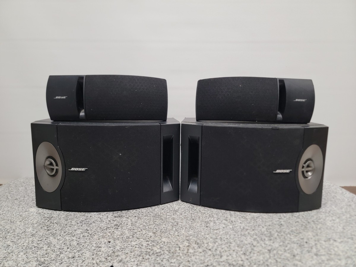 Bose 201 Series V Left Right Direct Reflecting Black Bookshelf