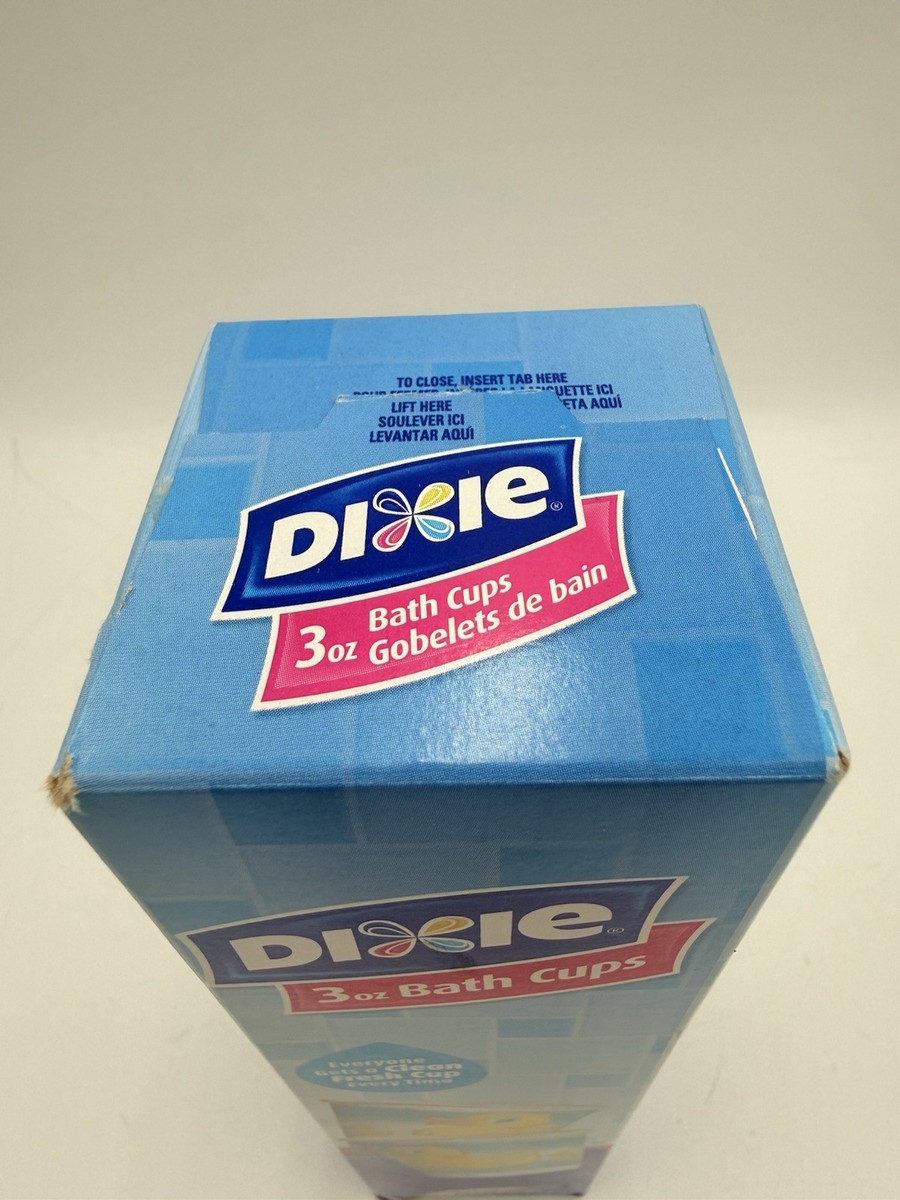 Vintage Dixie Cups Floral Collection 100 Pcs 3oz Bathroom 1984 TV