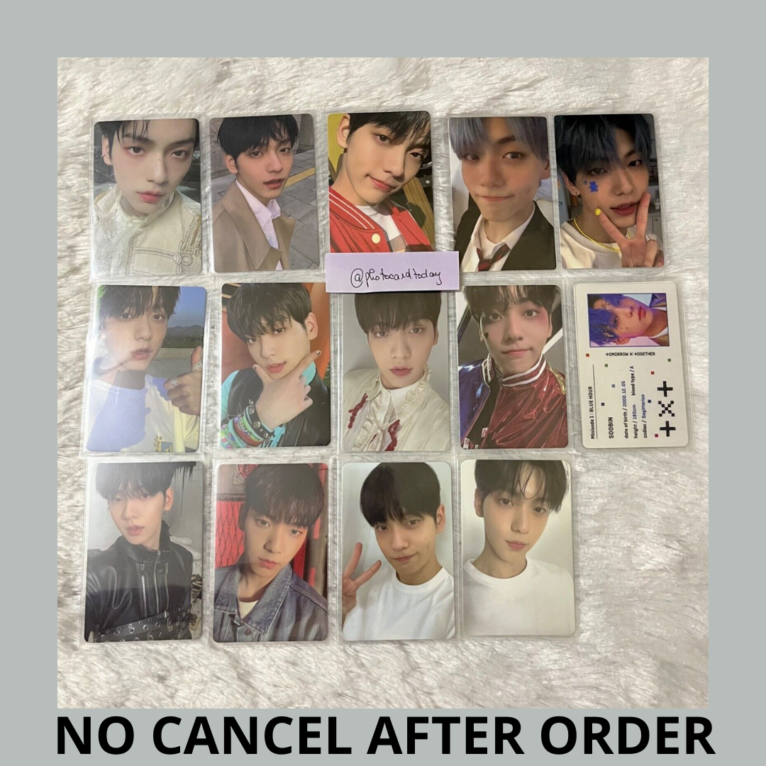 TXT SOOBIN PHOTOCARD COMPILATION - CARD ALBUM OFFICIAL KPOP | eBay