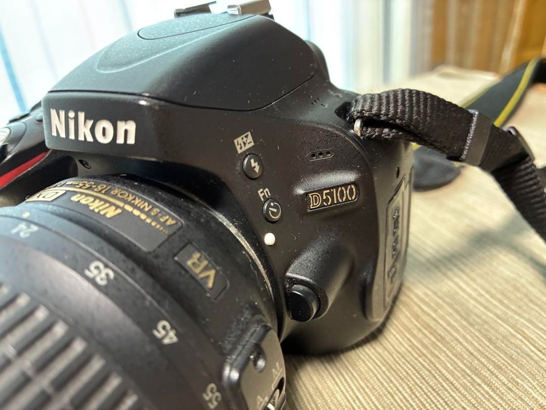 Nikon D5100 Digital Camera w/18-55mm Lens Working Used from JAPAN