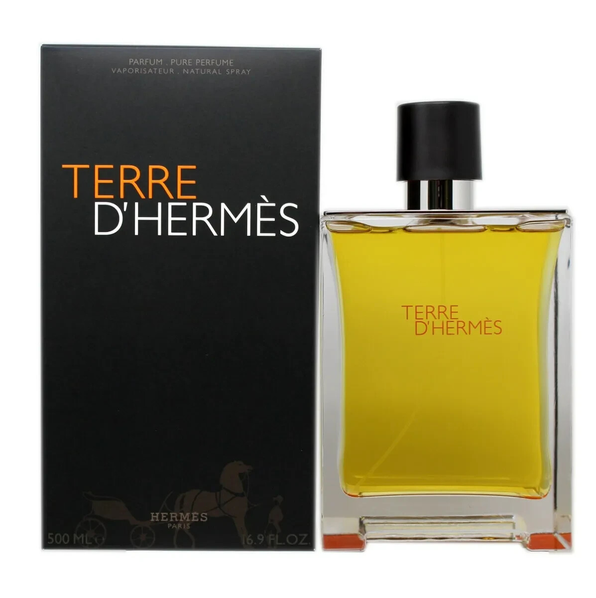 TERRE D'HERMES By HERMES PARFUM PURE PERFUME SPRAY 16.9 Oz 500 ml