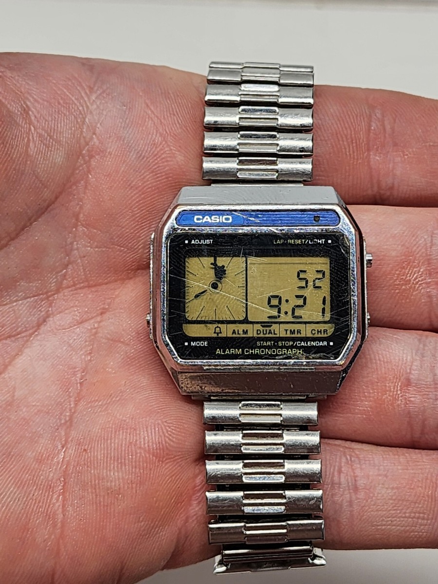 Vintage CASIO AX-250 RARE JAPAN 80's LCD Digital Watch READ | eBay