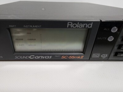 Roland SC-55 mkII mk2 SOUND Canvas MIDI Sound Module | eBay