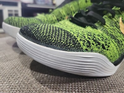 Size 8.5 Nike Kobe 9 IX Elite Flyknit Green Mamba Basketball Shoes