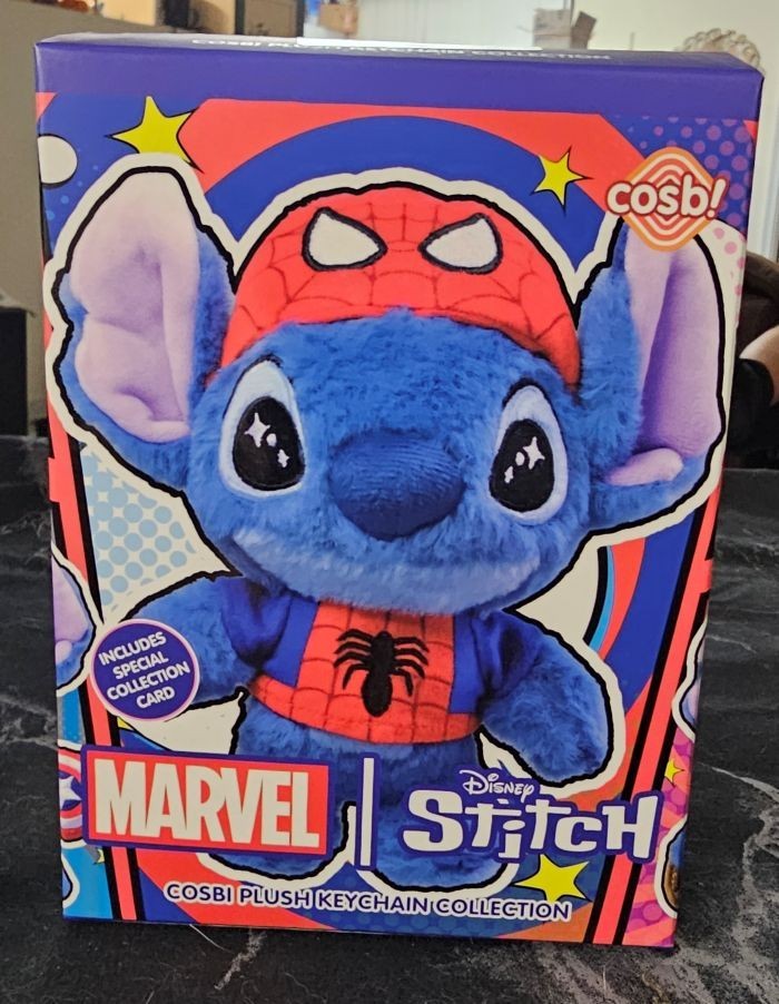 Disney Hot Toys Cosbi Stitch Marvel Plush Keychain Collection