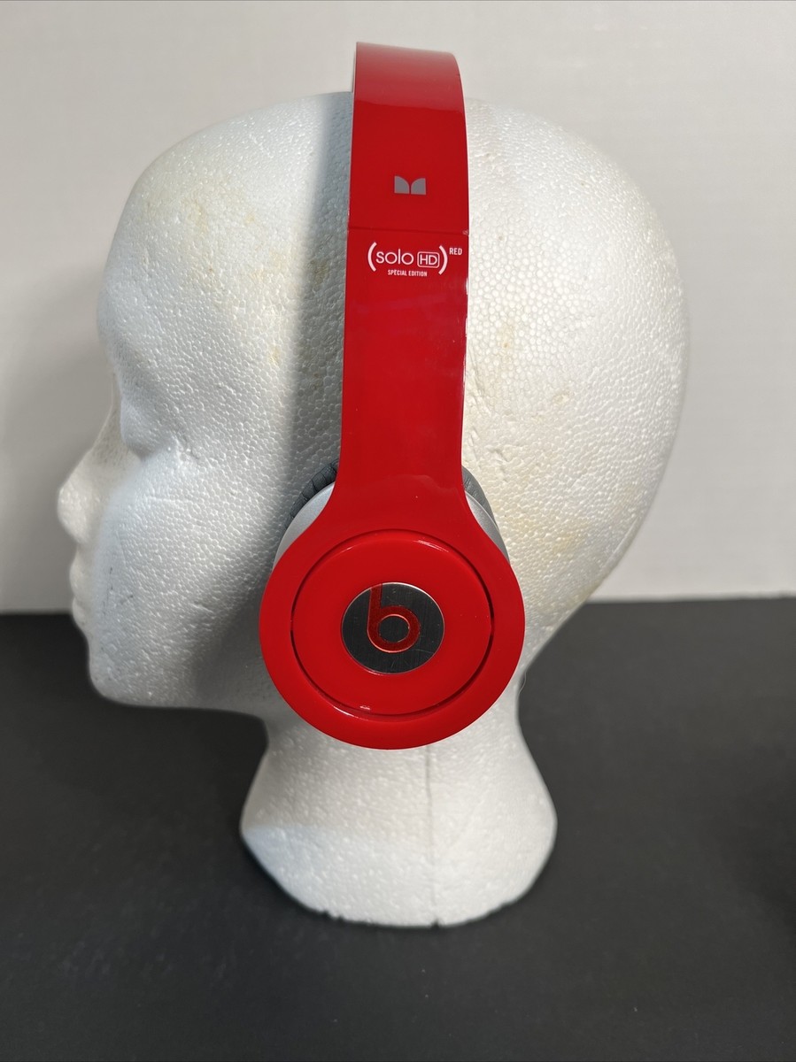 Beats by Dr. Dre Solo HD (Red) Special Edition- Tested & Working
