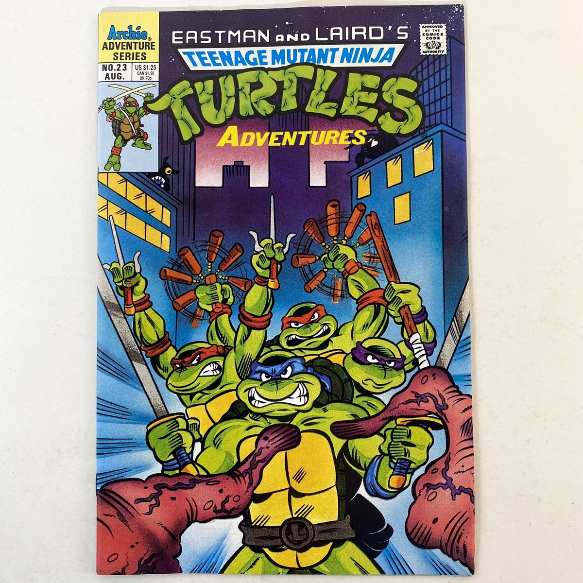 Teenage Mutant Ninja Turtles Adventures #23 1st Appearance of