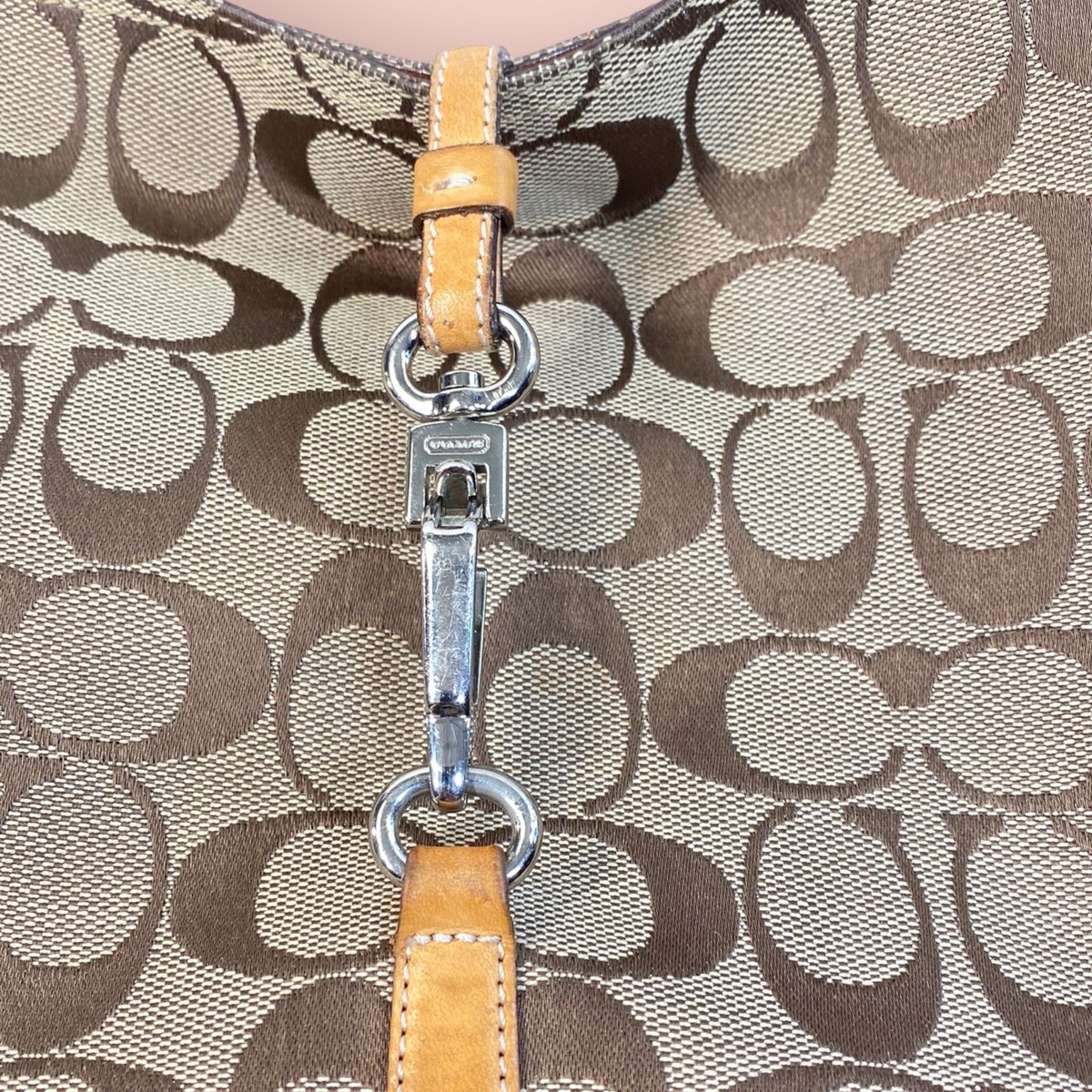 COACH Vintage Y2K Hampton Signature Luxury Designer Shoulder