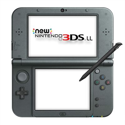 USED Japanese New Nintendo 3DS XL LL METALLIC BLACK only console