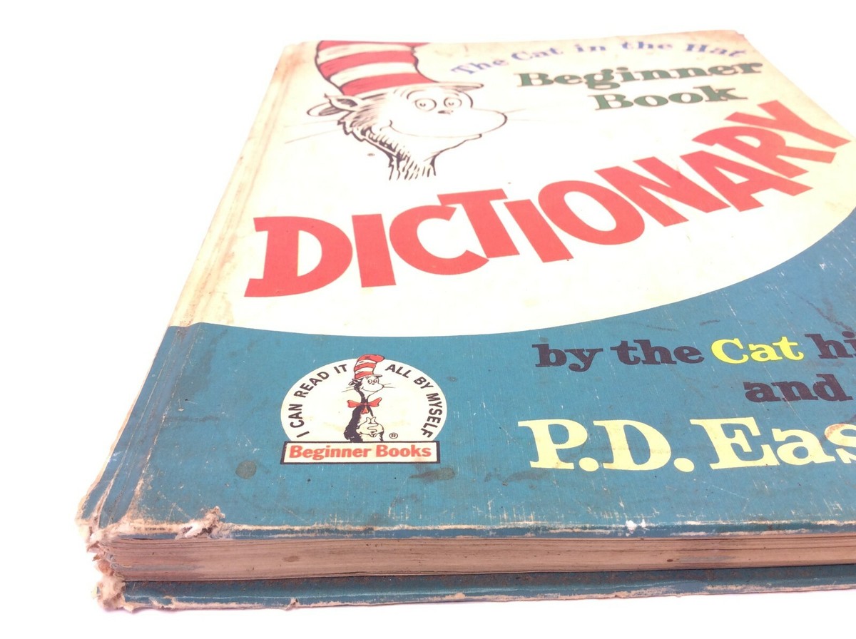 Original 1964 The Cat in the Hat Beginner Book Dictionary PD