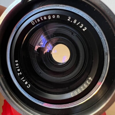 Rare Vintage Carl Zeiss Distagon Lens in Original Case 32mm f/2,8