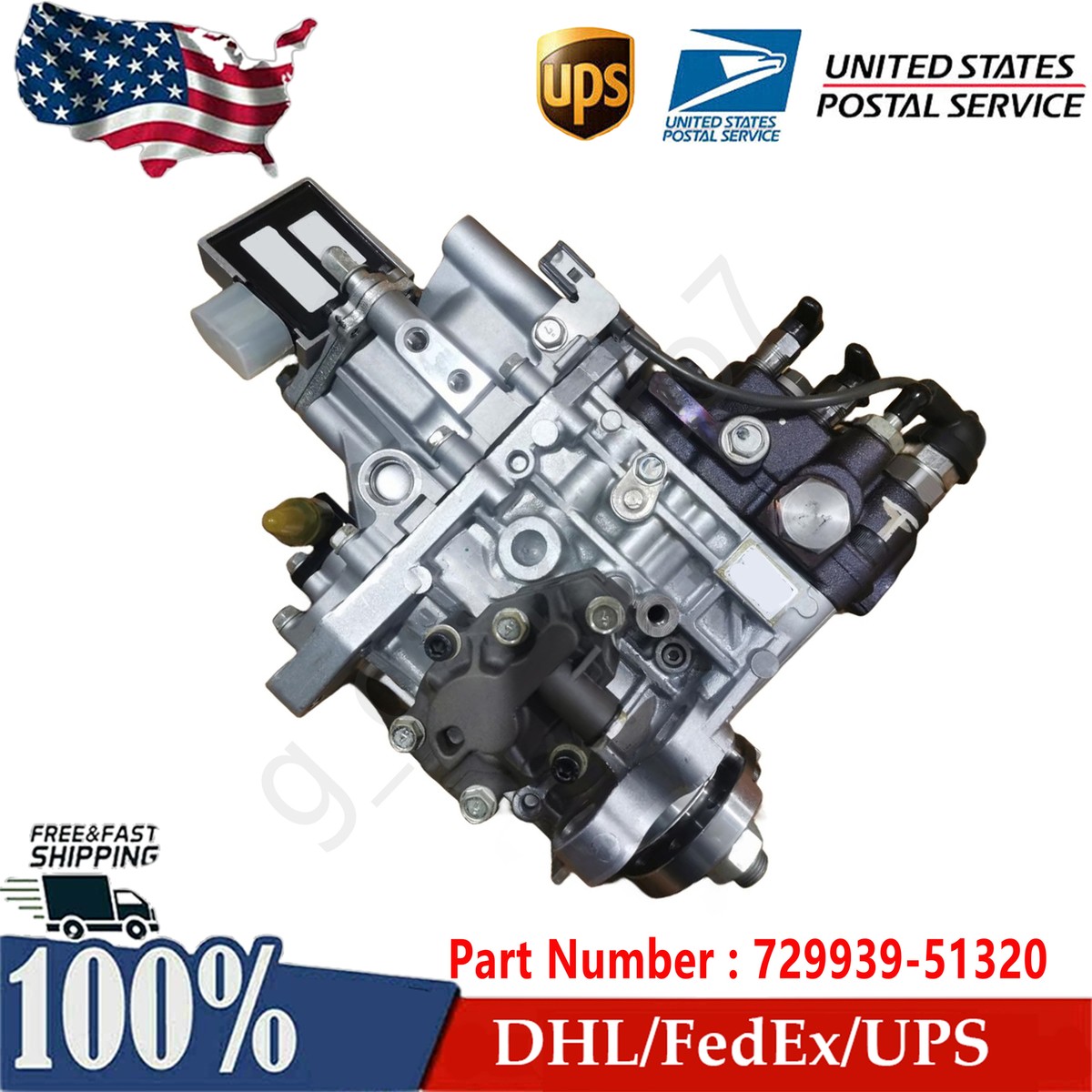 NEW 729939-51320 Fuel Injection Pump for Yanmar X7 4TNV98 4TNV98T