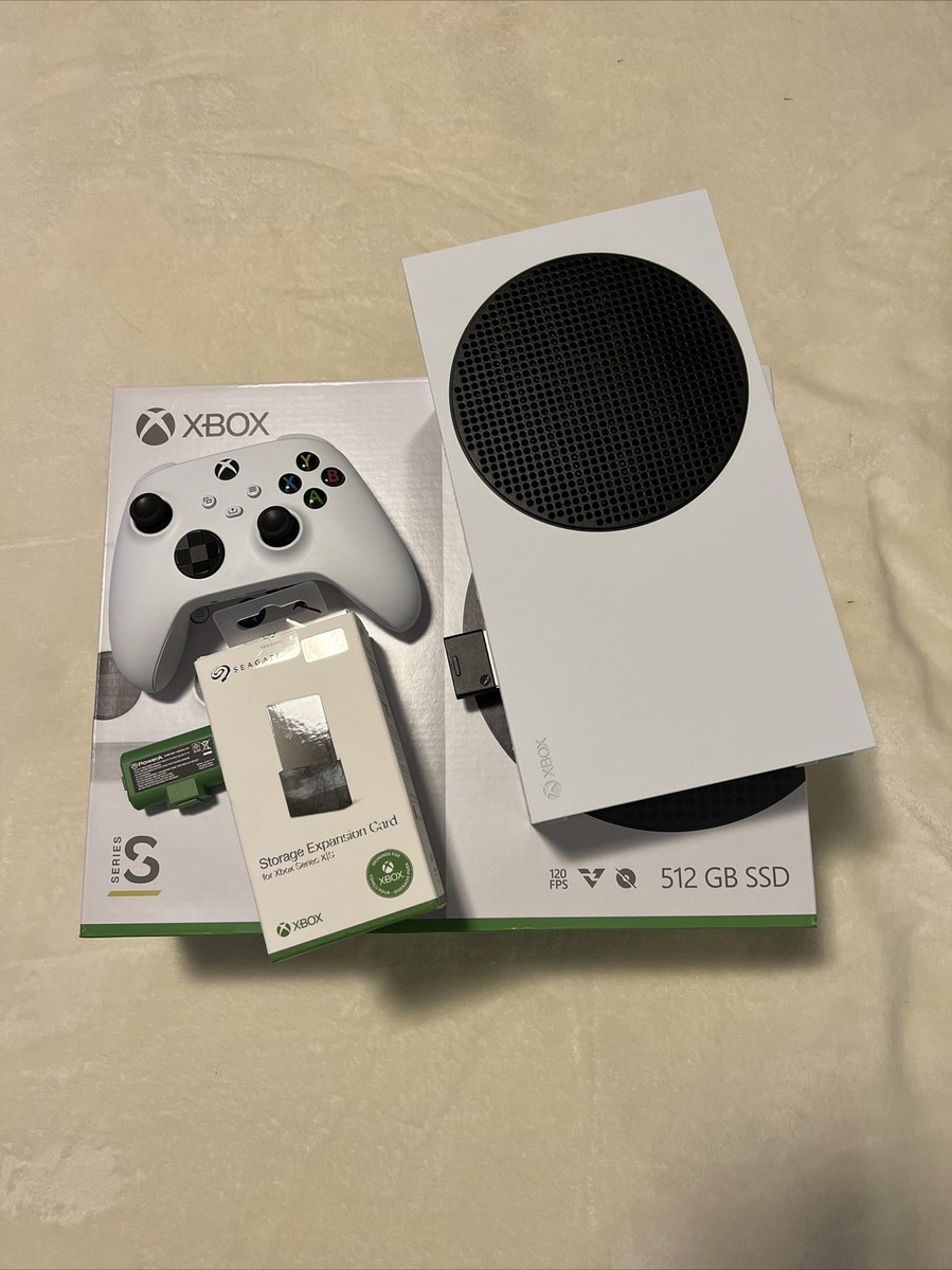 Microsoft Xbox S 512GB Video Game Console with Seagate Expansion