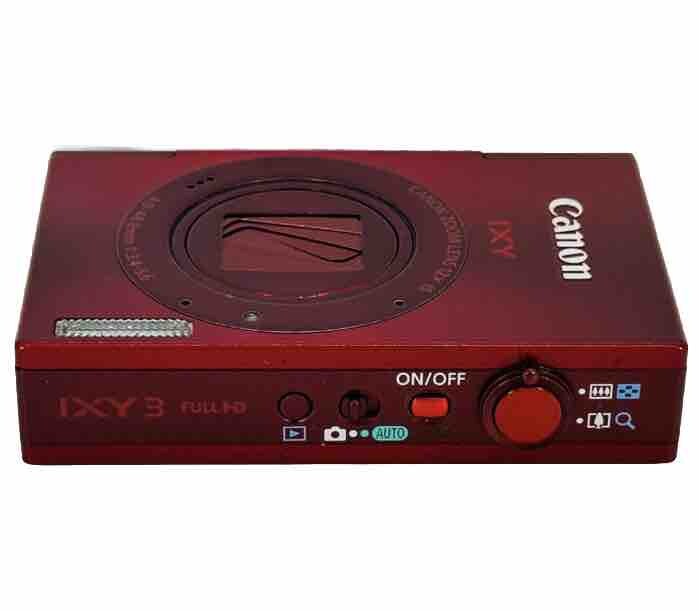 Canon IXY 3 Digital Camera Red Made In Japan | eBay