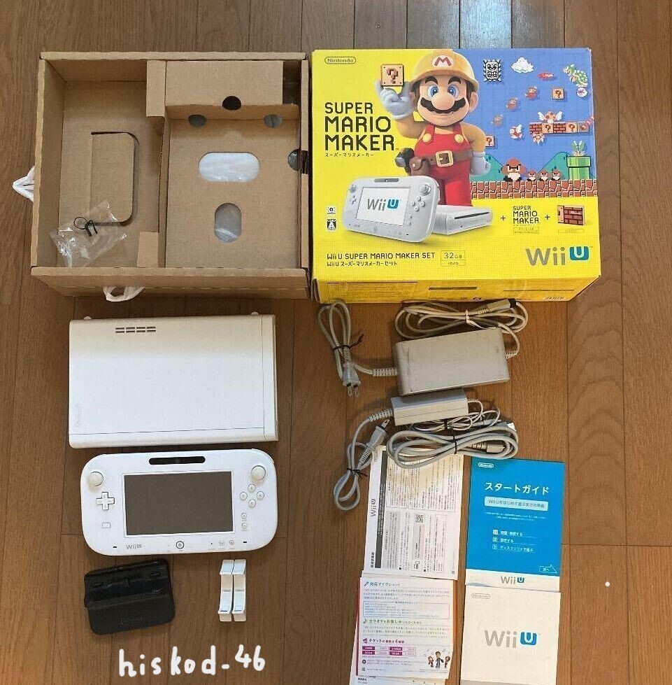 Super Mario Maker Nintendo Wii U Set Limited Edition Box 32GB Game
