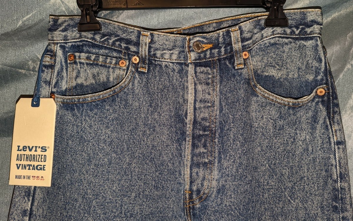 Levi's Authorized Vintage 501xx USA Made Distressed Jean's