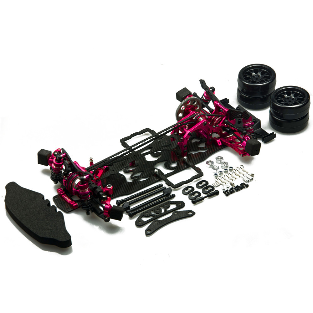 1:10 RC Drift Frame Car Body Kit EP On Road KIT 4WD For 3Racing