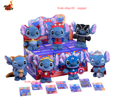 Hot Toys Stitch Cosbi Marvel Plush Pendant Series 6 Blind Box Gift