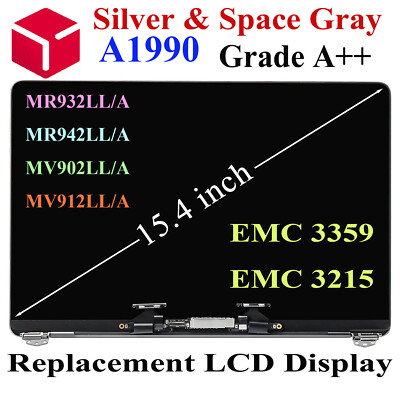 A1990 LCD Display Assembly MacBook Pro 15 inch 2018 2019 Screen