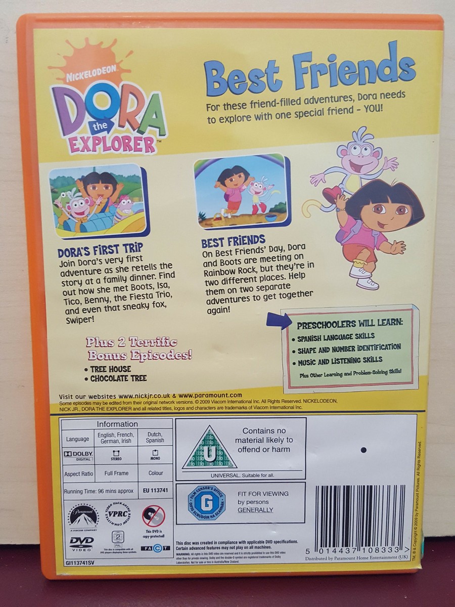 Dora The Explorer Best Friends - Region 2 DVD (G32) | eBay