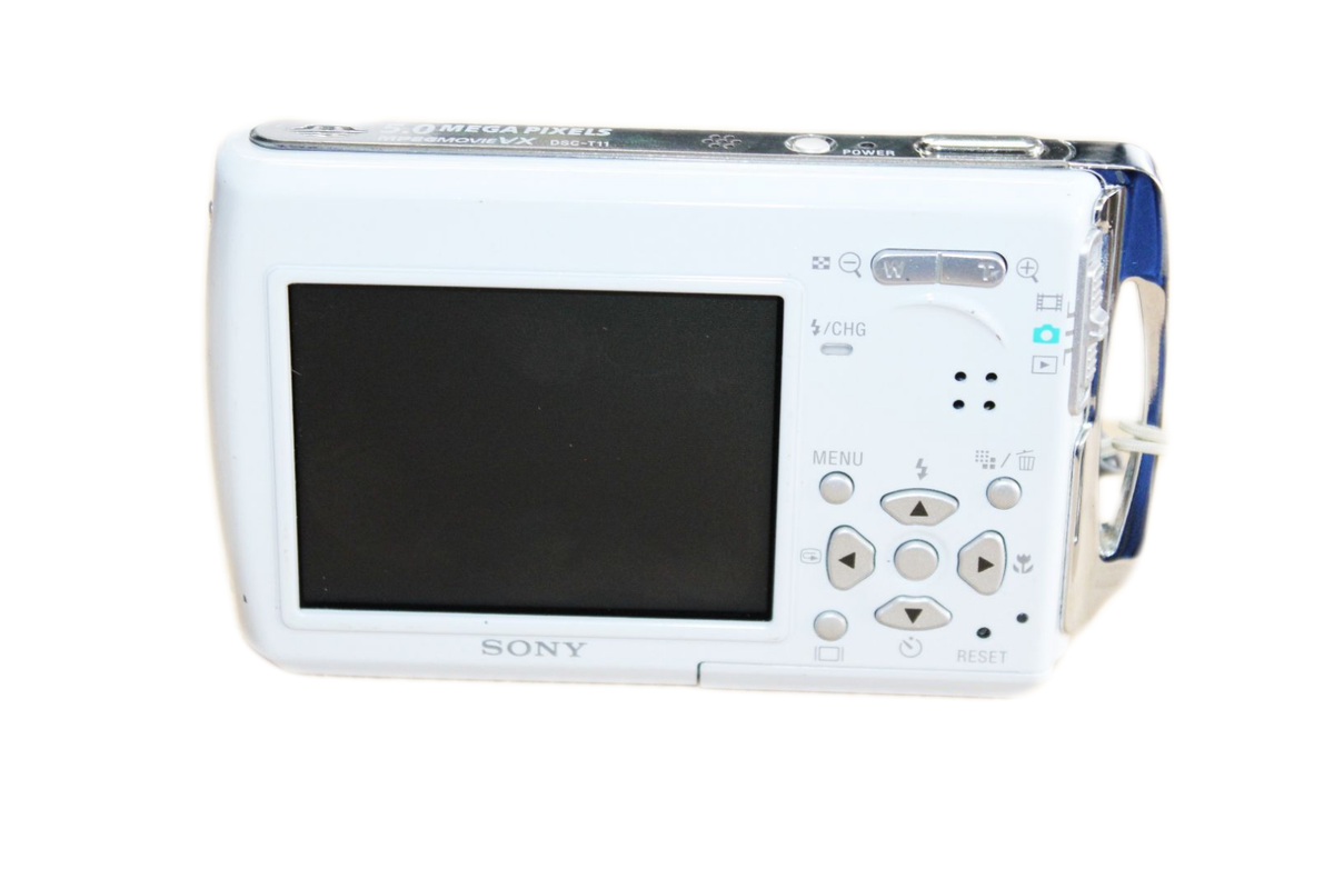 Sony Cyber-shot DSC-T11 White Digital Camera 5.0 Mega Pixels