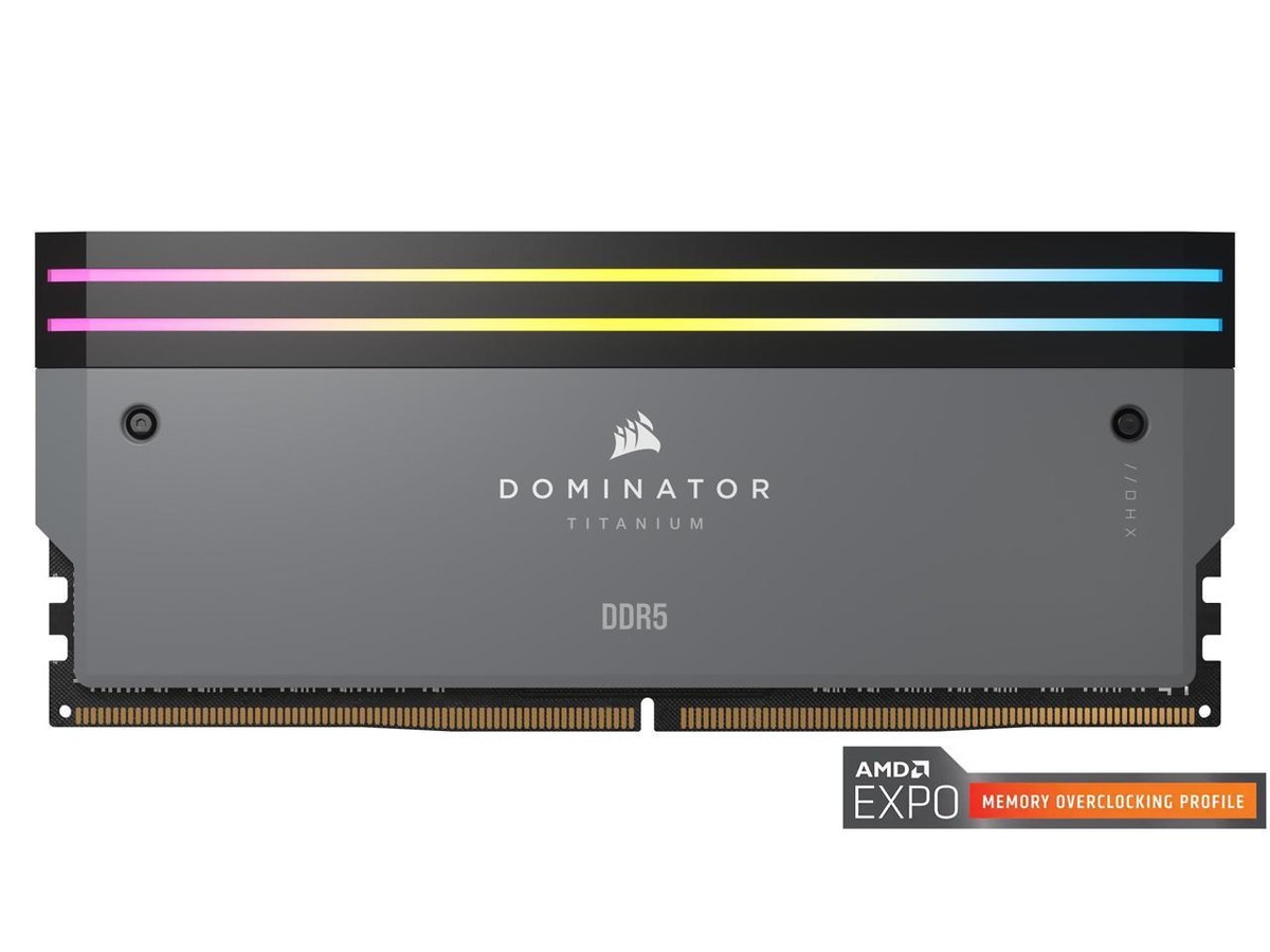CORSAIR DOMINATOR TITANIUM AMD EXPO 64GB (2 x 32GB) DDR5 6000 (PC5