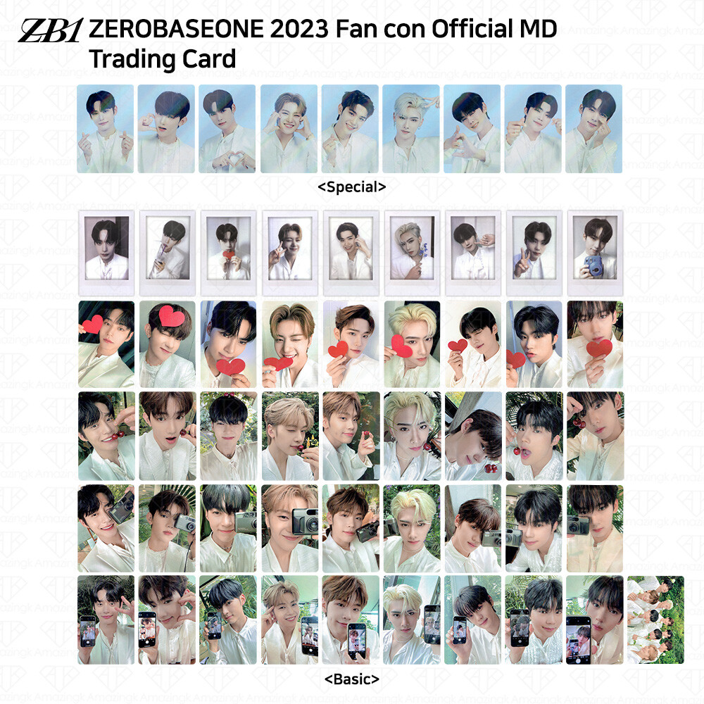 ZEROBASEONE ZB1 2023 Fan Con Official MD Trading Card Photocard