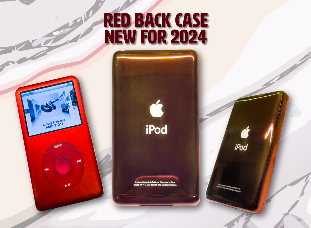 Red / Magenta 1TB iPod Classic 7th Gen - 3000mah - iFlash - New